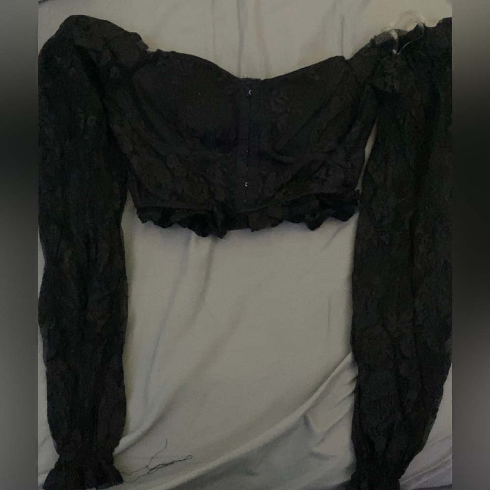 Gothic Crop Top - Picture 3 of 3